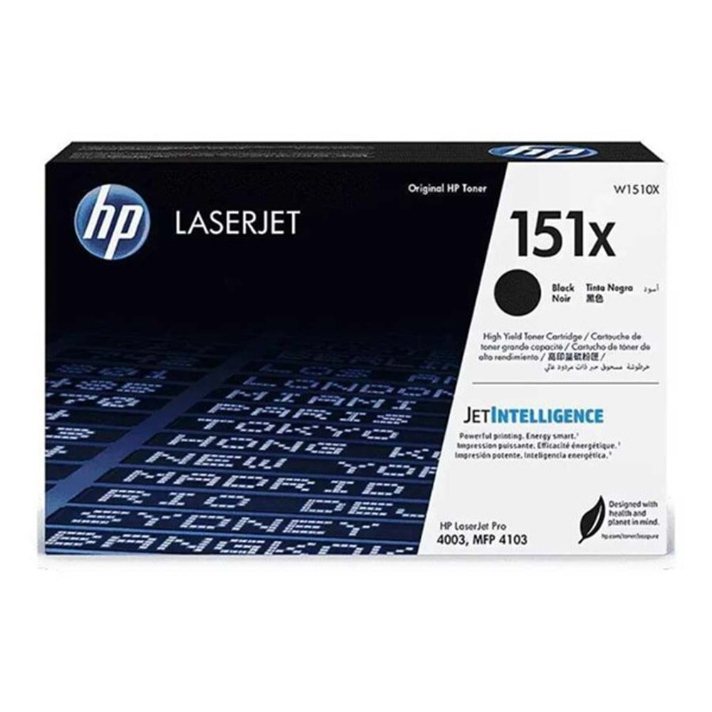 Hp W1510x (151X) Siyah Laserjet Toner 9.700 Sayfa