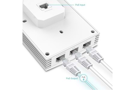 TP-LINK EAP655-Wall AX3000 WIFI-6 Duvar Montajlı Access Point