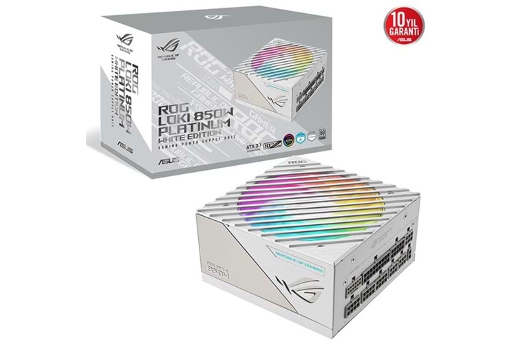 ASUS 850W 80+ PLATINUM ROG LOKI SFX-L PCIE 5.0 TAM MODÜLER POWER SUPPLY (BEYAZ)