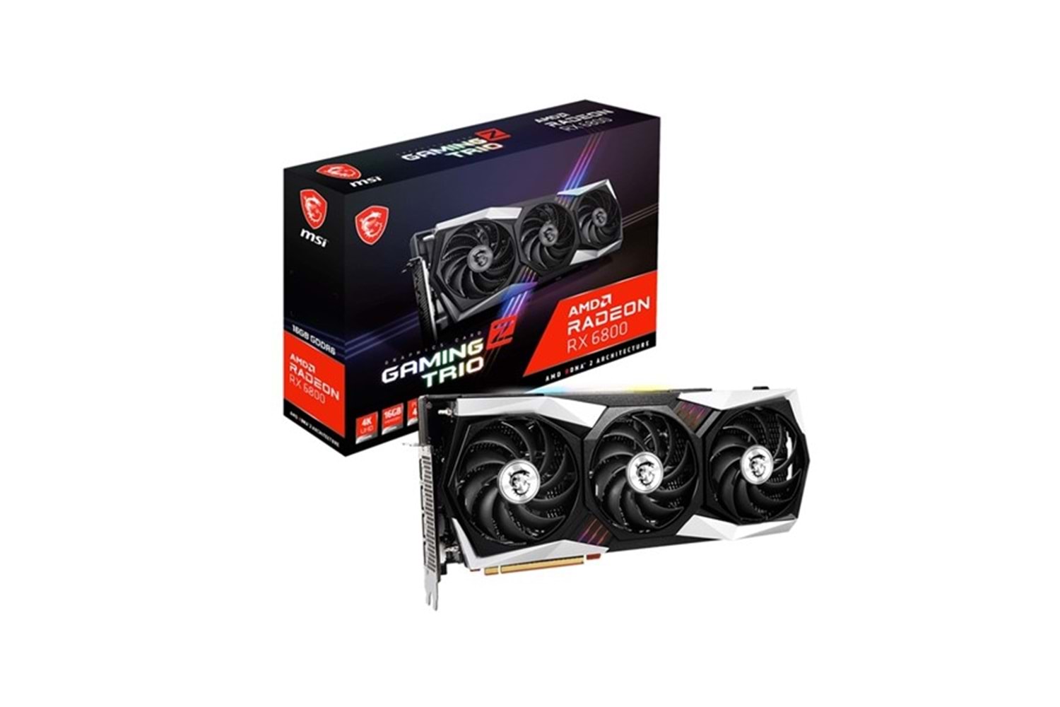 MSI 16GB RX6800 GAMING Z TRIO 16G GDDR6 256bit HDMI-DP PCIE 4.0