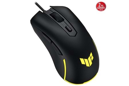 ASUS TUF Gaming M3 Gen II Aura Sync Rgb 8000 Dpı Sensor 60 Milyon Tıklama Ömrü 59 Gram Hafıf Tasarım Oyuncu Mouse