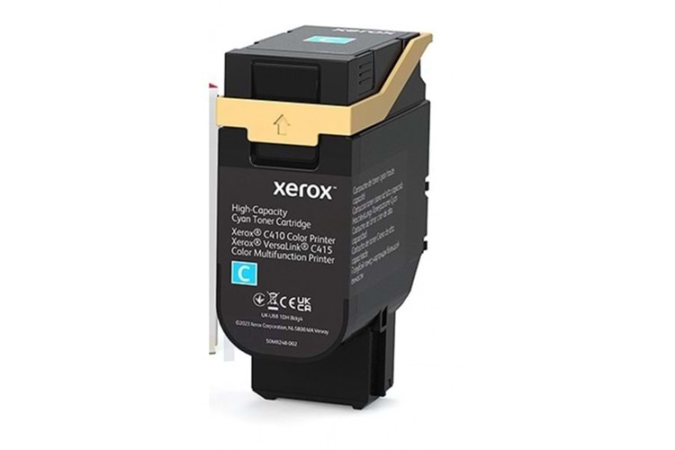 Xerox 006R04765 Versalink C410/C415 Ekstra Yüksek Kap. Cyan Toner