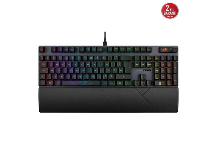 ASUS ROG Strix Scope II RX Aura Sync Rgb Mekanik Türkçe Tuş Dizilimi Rog Rx Red Swıtch Ip57 Multı Fonksiyonel Oyuncu Klavyesi