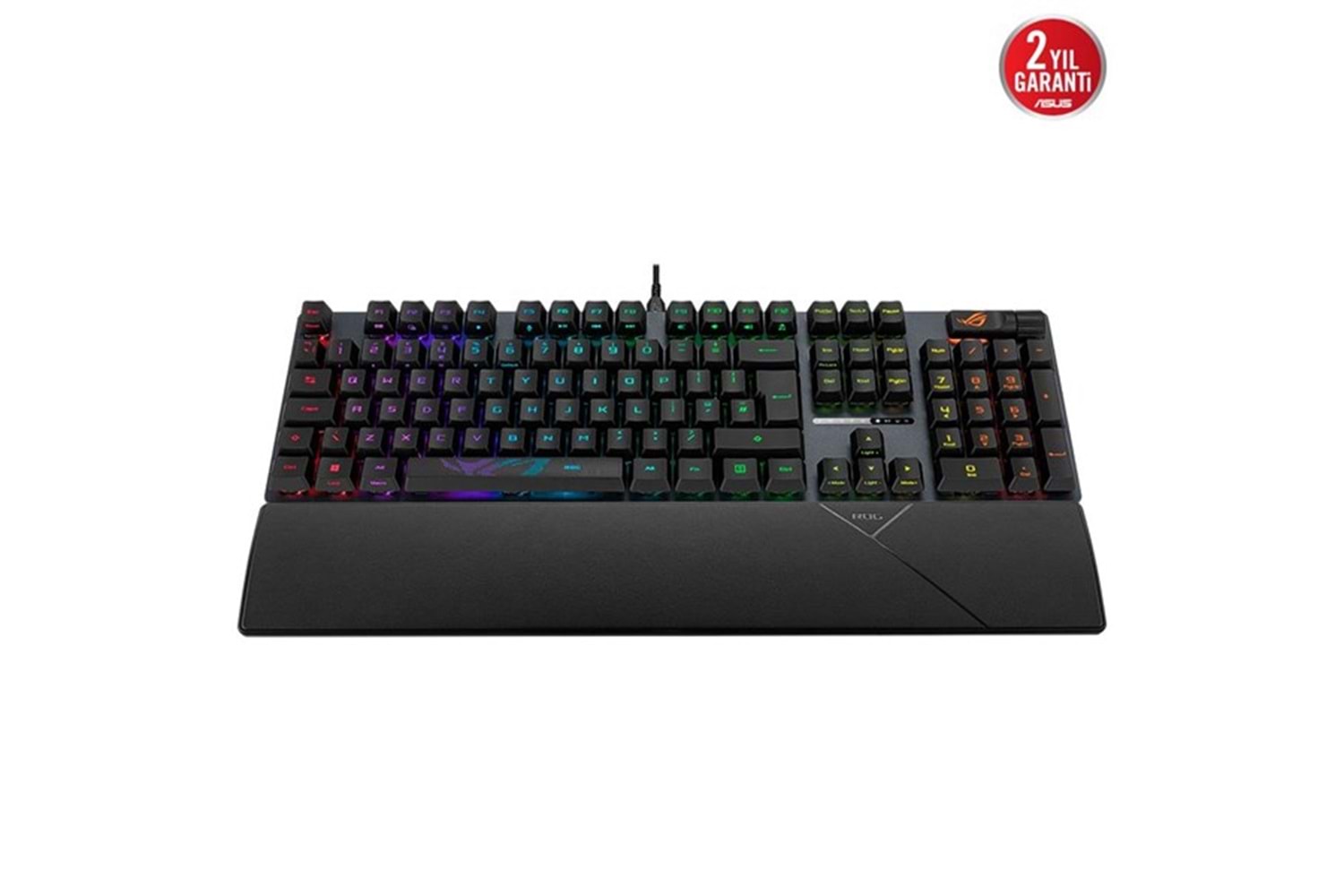 ASUS ROG Strix Scope II RX Aura Sync Rgb Mekanik Türkçe Tuş Dizilimi Rog Rx Red Swıtch Ip57 Multı Fonksiyonel Oyuncu Klavyesi