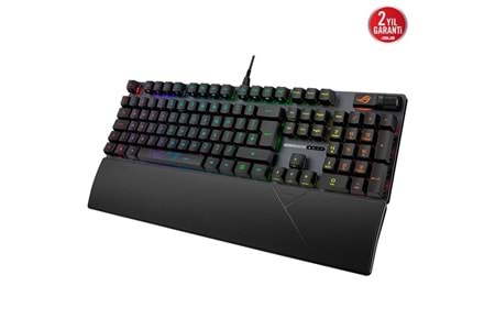 ASUS ROG Strix Scope II RX Aura Sync Rgb Mekanik Türkçe Tuş Dizilimi Rog Rx Red Swıtch Ip57 Multı Fonksiyonel Oyuncu Klavyesi