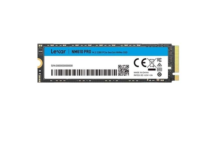 LEXAR 1TB LNM610 PRO LNM620X512G-RNNNG 3300-2600MB/s M2 NVME GEN4 DİSK