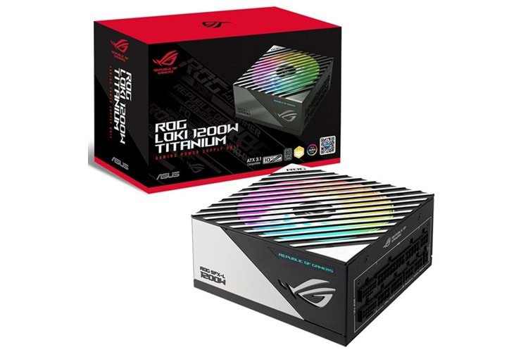 ASUS 1200W 80+ TITANIUM ROG-LOKI-1200T-SFX-L-GAMING SFX-L TAM MODÜLER POWER SUPPLY