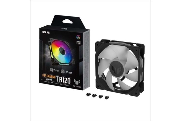 ASUS TUF TR120 ARGB 120mm Siyah Kasa Fanı 90DA0090-B09000