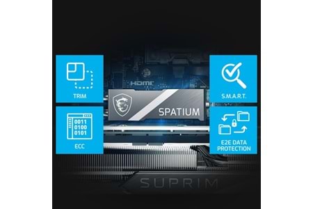 MSI SSD SPATIUM M580 PCIE 5.0 NVME M.2 2TB FROZR