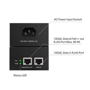 TP-LINK POE380S 10GbE POE++ INJEKTÖR