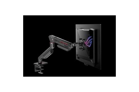 ASUS AAS01 ROG Ergonomik Masaüstü 1-kollu Monitör Askı Aparatı 
