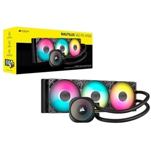 CORSAIR 360MM NAUTILUS 360 RS CW-9060093-WW AM5-1851P RGB SIVI SOĞUTMALI İŞLEMCİ FANI