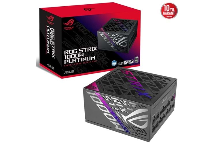 ASUS 1000W 80+ PLATINUM ROG STRIX 1000P TAM MODÜLER POWER SUPPLY