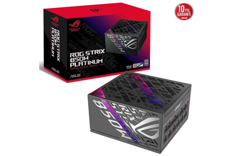 ASUS 850W 80+ PLATINUM ROG STRIX 850P TAM MODÜLER POWER SUPPLY