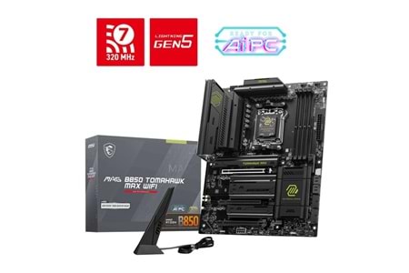 MSI MAG B850 TOMAHAWK MAX WIFI7 DDR5 HDMI-DP PCIE 5.0 AM5 ATX