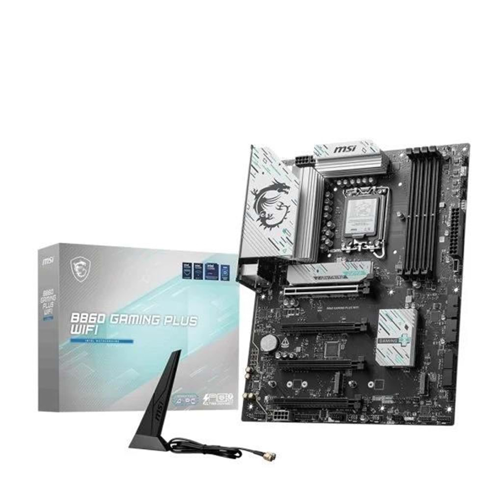 MSI B860 GAMING PLUS WIFI-7 DDR5 HDMI-DP PCIE 5.0 1851P ATX