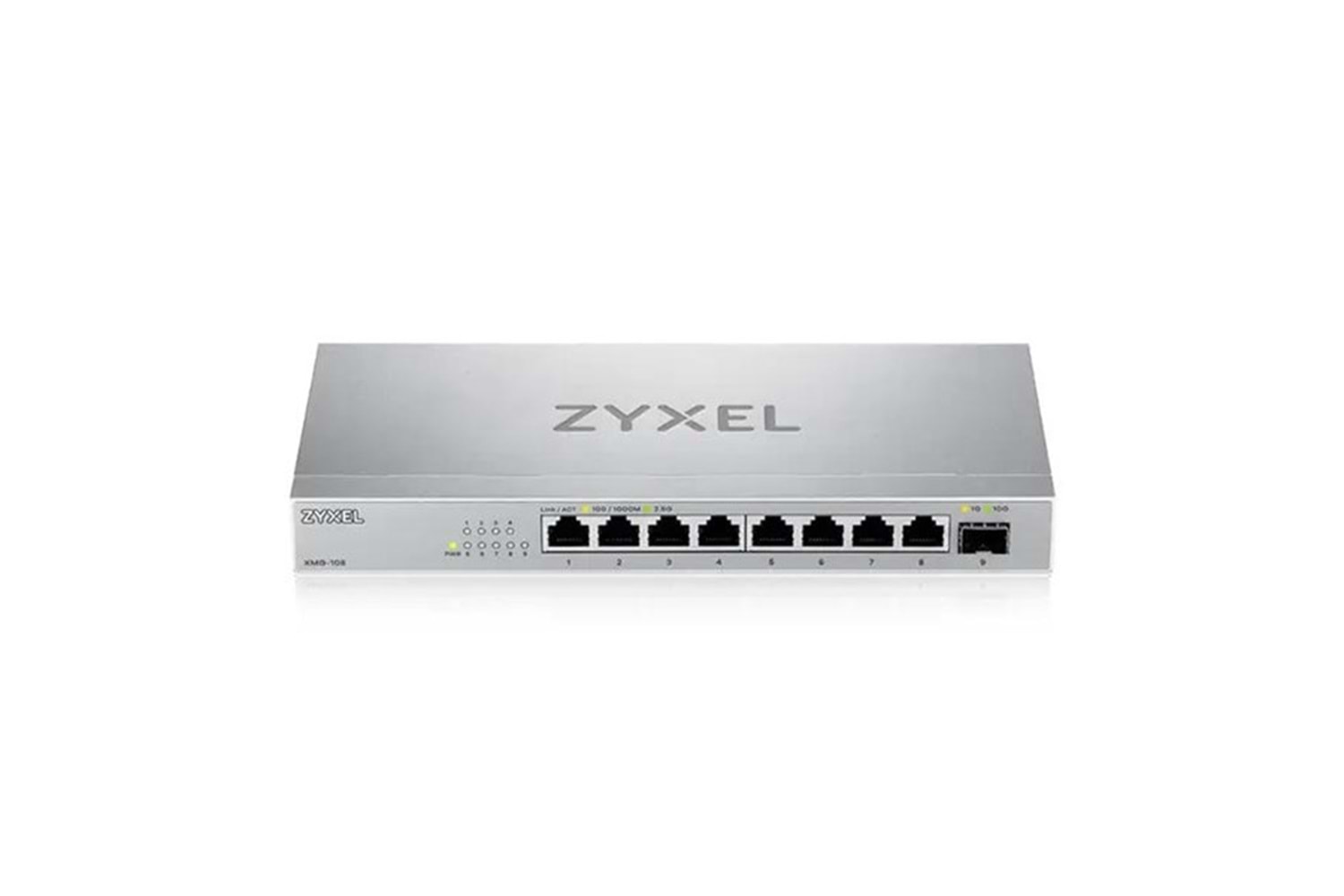 ZYXEL 8port XMG-108 2.5 Gigabit-1-SFP 10GbE Yönetilemez Switch Metal