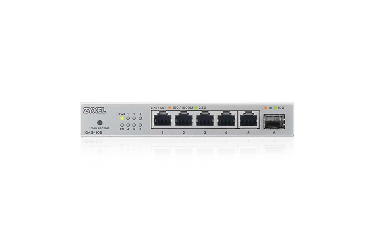 ZYXEL 5port XMG-105 2.5 GIGABIT 1-SFP 10GBE YÖNETİLEMEZ SWITCH