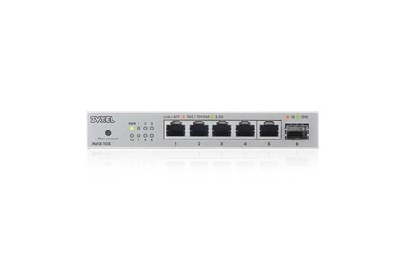 ZYXEL 5port XMG-105 2.5 GIGABIT 1-SFP 10GBE YÖNETİLEMEZ SWITCH