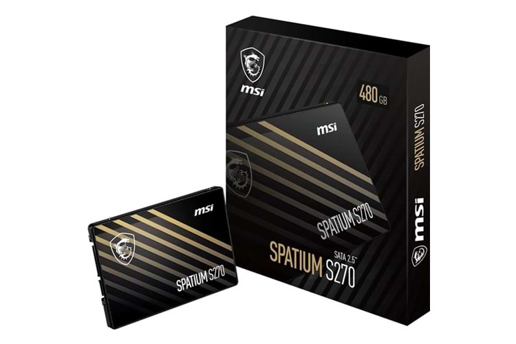 MSI 480GB SPATIUM S270 500-450MB/s SSD SATA-3 DİSK