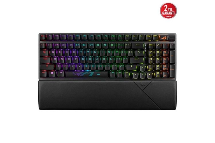 ASUS ROG STRIX 96 RX X902 Kablosuz Gaming Klavye Siyah