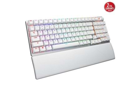 ASUS ROG STRIX SCOPE II 96 NX SNOW KABLOSUZ RGB GAMING KLAVYE ENG BEYAZ