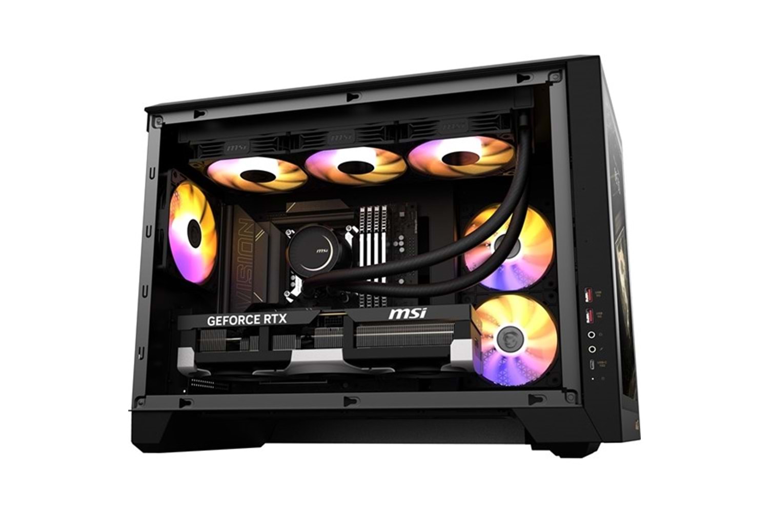 MSI MEG VISION X Aı 2NVV9-056TR ULTRA 9 285K-32GB DDR5 RAM-2TB NVME-16GB RTX5080-W11G GAMING PC