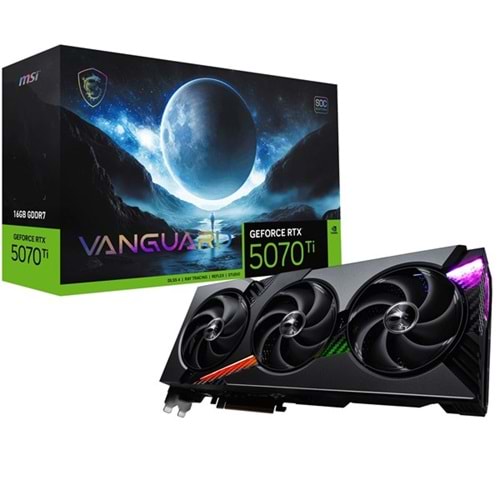 MSI RTX5070TI 16GB VANGUARD SOC GDDR7 256BİT HDMI DP PCIe 5.0