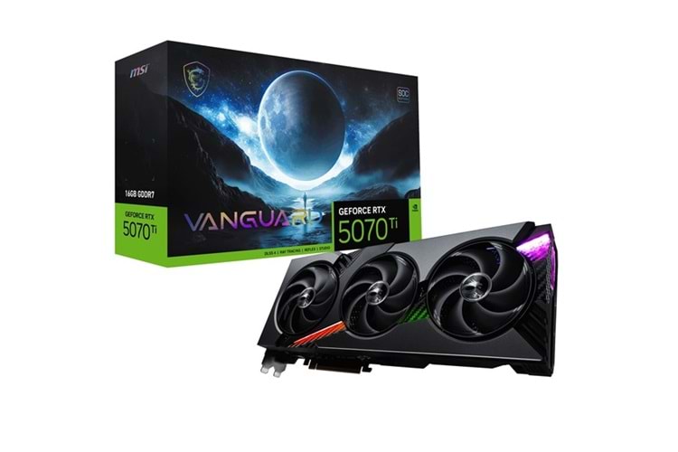 MSI RTX5070TI 16GB VANGUARD SOC GDDR7 256BİT HDMI DP PCIe 5.0