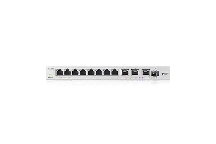 ZYXEL 12port XGS1250-12 v5 8port GIGABIT 3port 10GbE-1-SFP 10GGbE YÖNETİLEBİLİR SWITCH