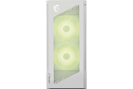 MSI MPG VELOX 300R BEYAZ TEMPERLİ 2 X 120 MM ARGB 1X 120MM FAN GAMİNG BİLGİSAYAR KASASI