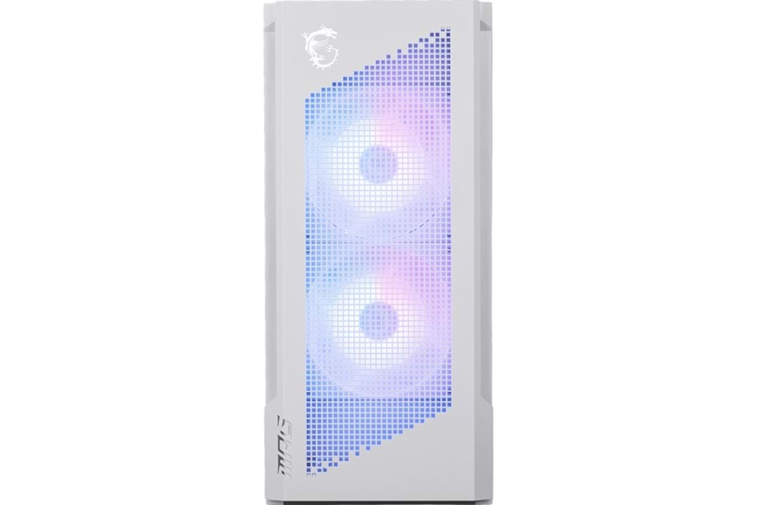MSI MPG VELOX 300R BEYAZ TEMPERLİ 2 X 120 MM ARGB 1X 120MM FAN GAMİNG BİLGİSAYAR KASASI