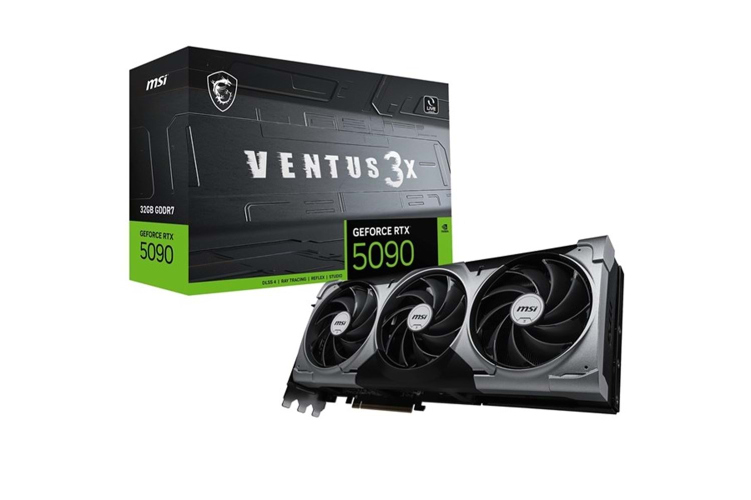MSI RTX5090 32GB VENTUS 3X 32G GDDR7 512bit HDMI DP PCIe 5.0