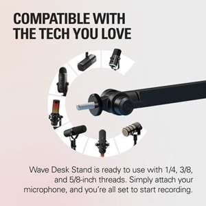 CORSAIR ELGATO 10AAU9901 Wave Desk Stand Stüdyo montaj kolu