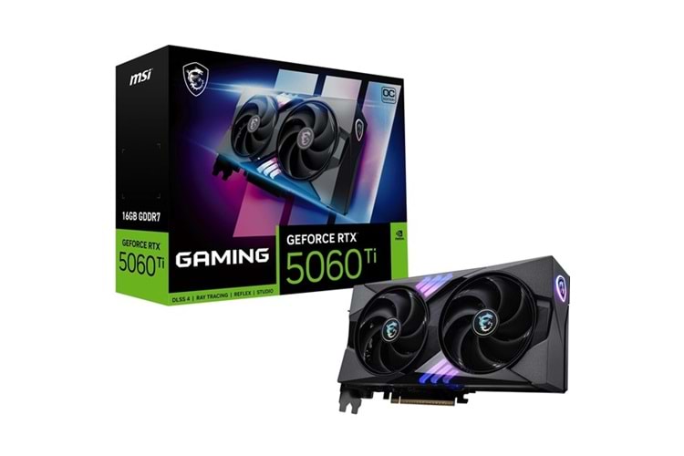 MSI 8GB RTX5060TI GAMING OC GDDR7 HDMI-DP PCIE 5.0