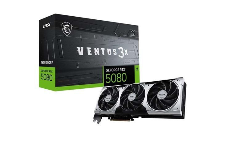 MSI RTX5080 16GB VENTUS 3X PLUS 16G GDDR7 256bit HDMI DP PCIe 5.0	