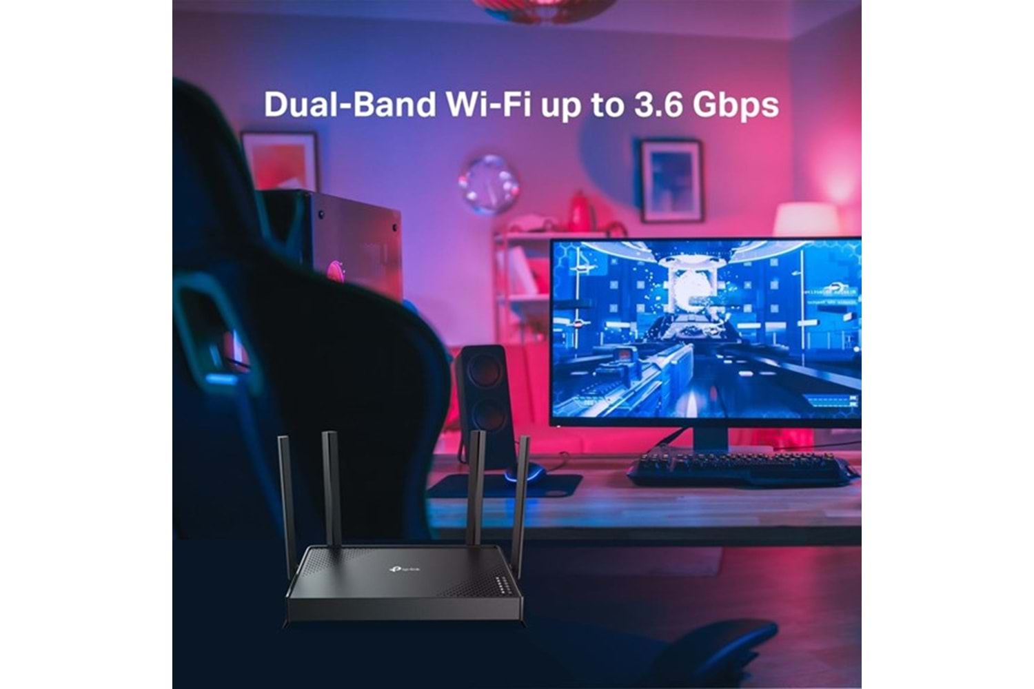 TP-LINK ARCHER BE220 BE3600 WIFI7 DUAL BAND ROUTER