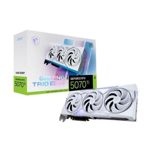 MSI 16GB RTX5070TI GAMING TRIO OC WHITE GDDR7 256bit HDMI-DP PCIE 5.0
