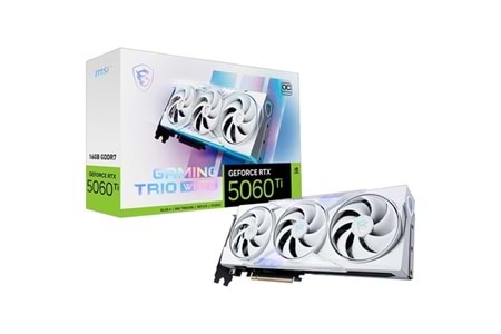 MSI 16GB RTX5060TI GAMING TRIO OC WHITE GDDR7 128bit HDMI-DP PCIE 5.0