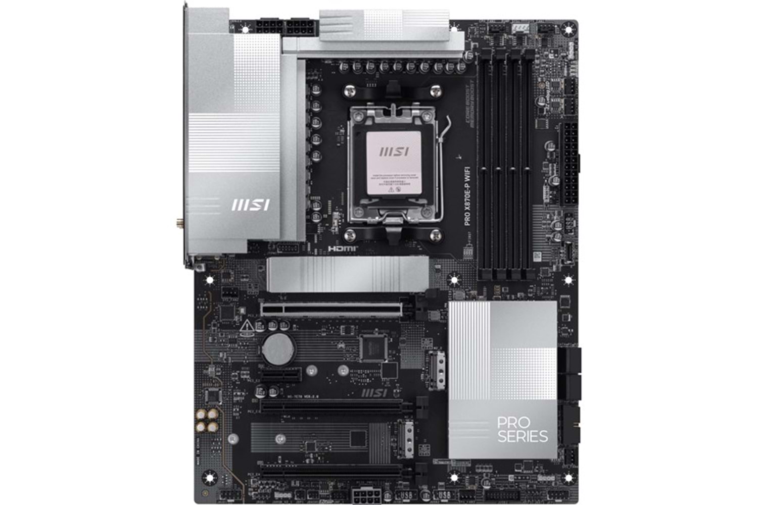 MSI PRO X870E-P WIFI-7 DDR5 8200MHZ(OC) HDMI DP PCIe 16X v5.0 AM5 ATX