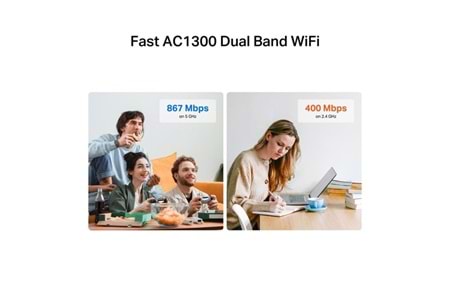 MERCUSYS MA32H AC1300 USB 3.0 KABLOSUZ AĞ ADAPTÖRÜ