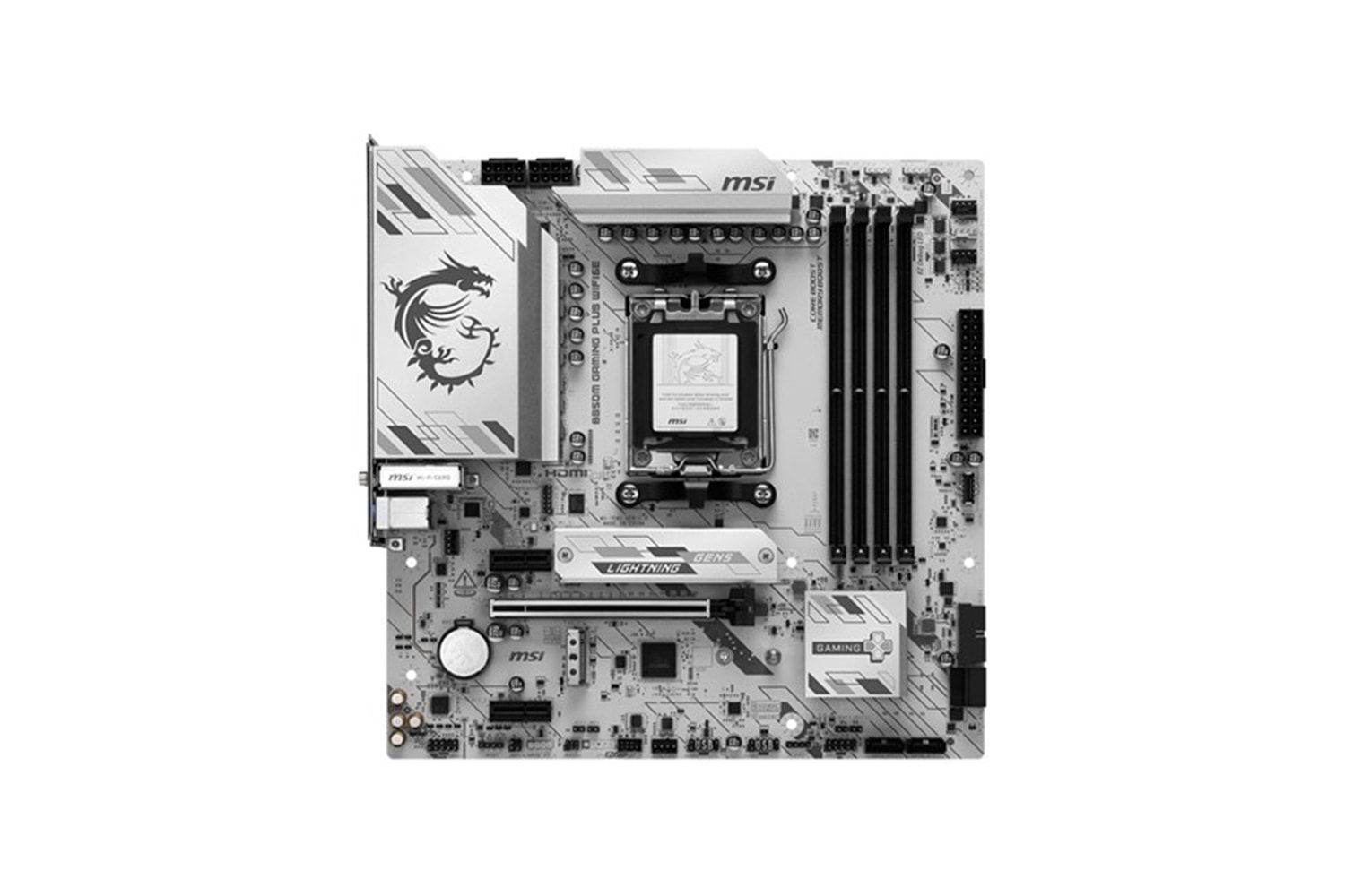MSI B850M GAMING PLUS WIFI6E DDR5 HDMI-DP PCIE 5.0 AM5 MATX