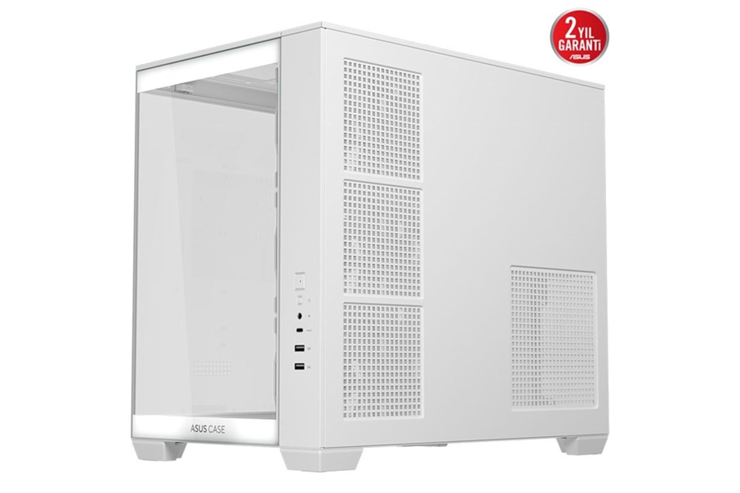 ASUS A32 PLUS PANORAMIK GAMING MID-TOWER PC KASASI BEYAZ