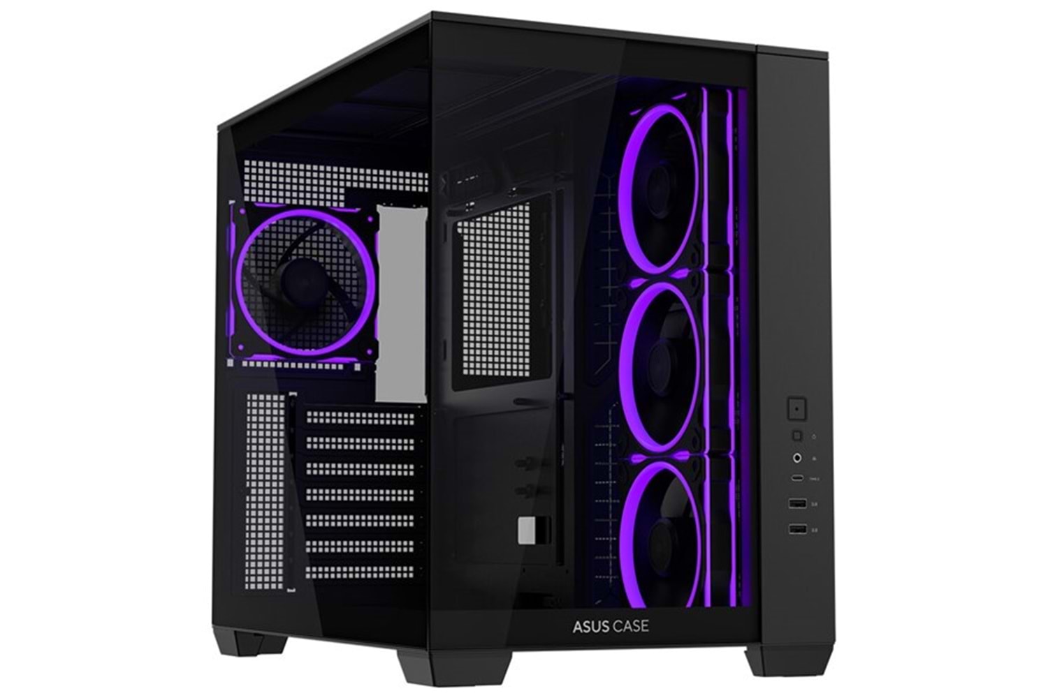 ASUS A32 PLUS PANORAMIK GAMING MID-TOWER PC KASASI SİYAH