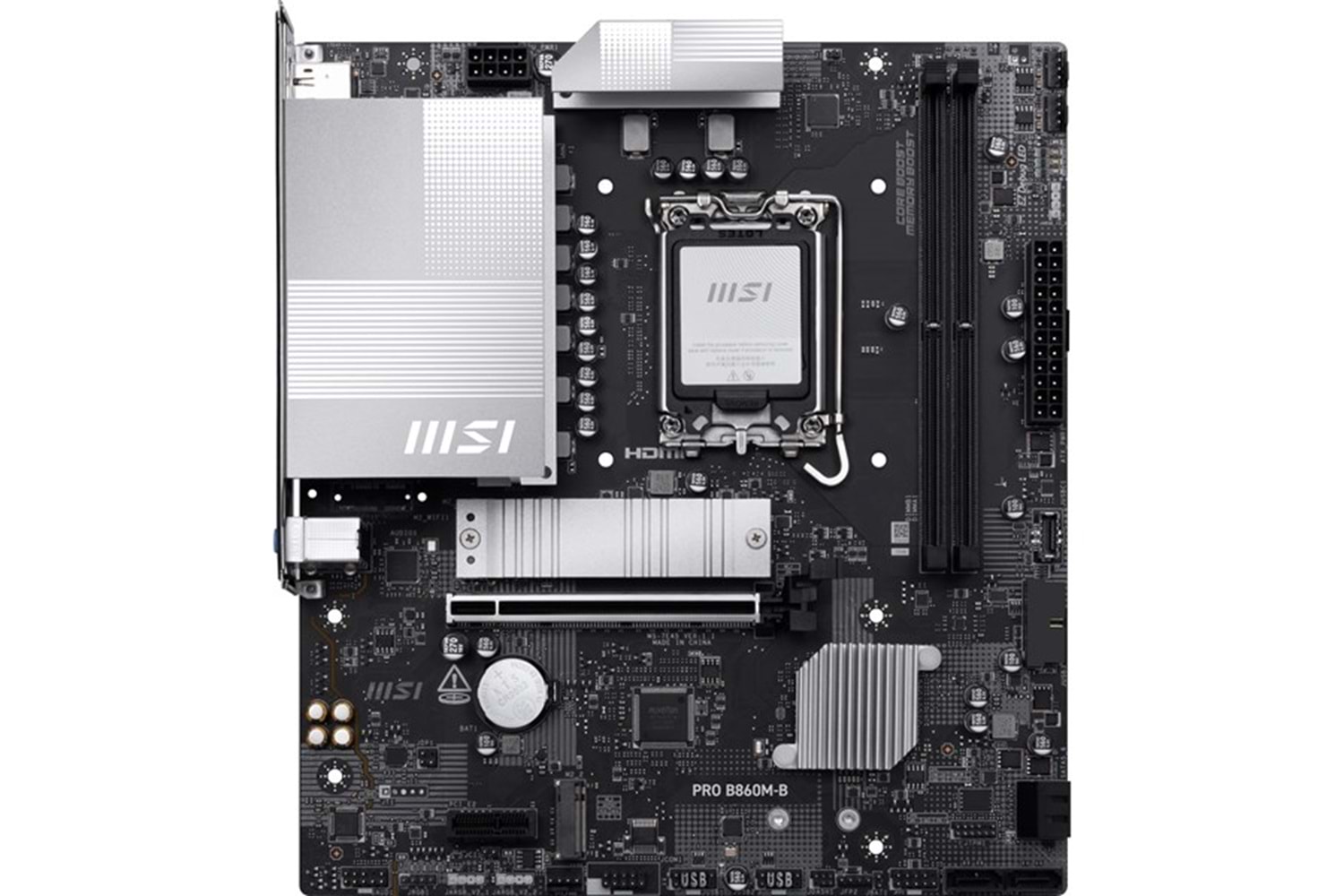 MSI PRO B860M-B DDR5 HDMI-DP TYPEC PCIE 5.0 1851P MATX