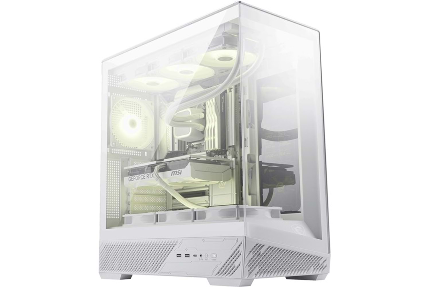 MSI MAG PANO 130R PZ WHITE PANORAMIK GAMING MID-TOWER PC KASASI BEYAZ