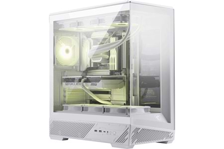 MSI MAG PANO 130R PZ WHITE PANORAMIK GAMING MID-TOWER PC KASASI BEYAZ