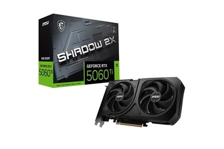 MSI 8GB RTX5060TI SHADOW 2X PLUS GDDR7 128bit HDMI-DP PCIE 5.0