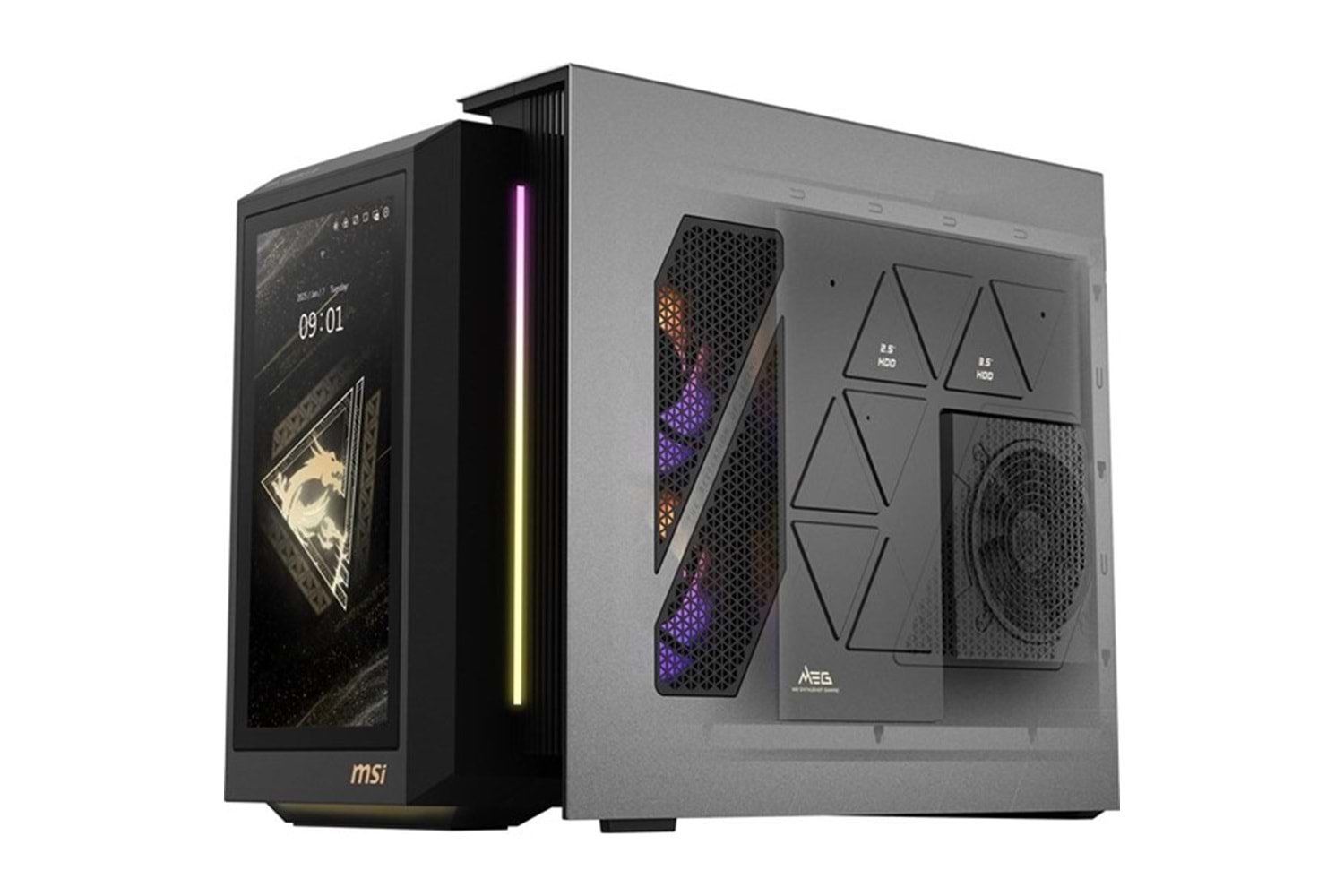 MSI MEG VISION X Aı 2NVZ9-003EU ULTRA 9 285K-64GB DDR5 RAM-2TB NVME-32GB RTX5090-W11H GAMING PC