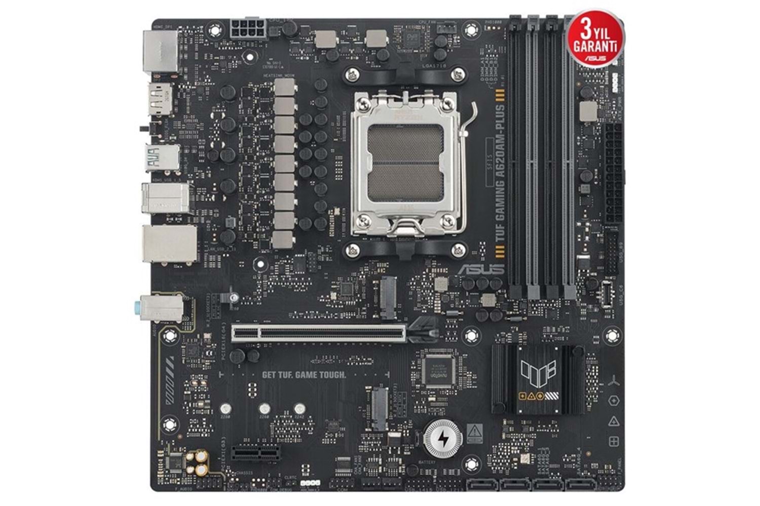 ASUS TUF GAMING A620AM-PLUS DDR5 HDMI-DP PCIE 4.0 AM5 mATX